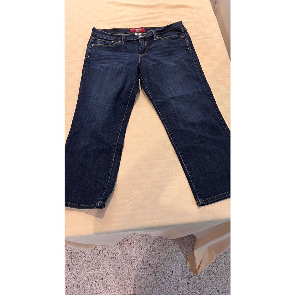 Lucky Brand Men's Classic Fit Straight Leg Denim Blue Jeans Dark Wash Size 12/31